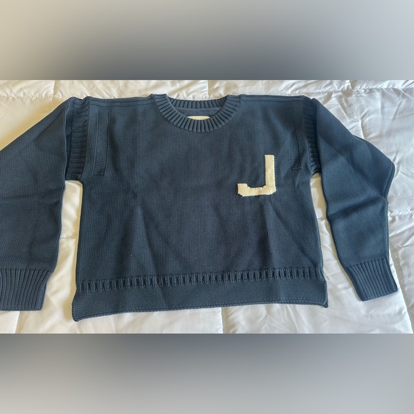 New without tags Jam Industries CROPPED GUERNSEY Sweater size small - Picture 2 of 6